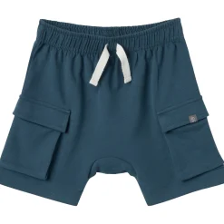 2-Piece Toddler Boys Coastal Stripe Top and Cargo Shorts Set
