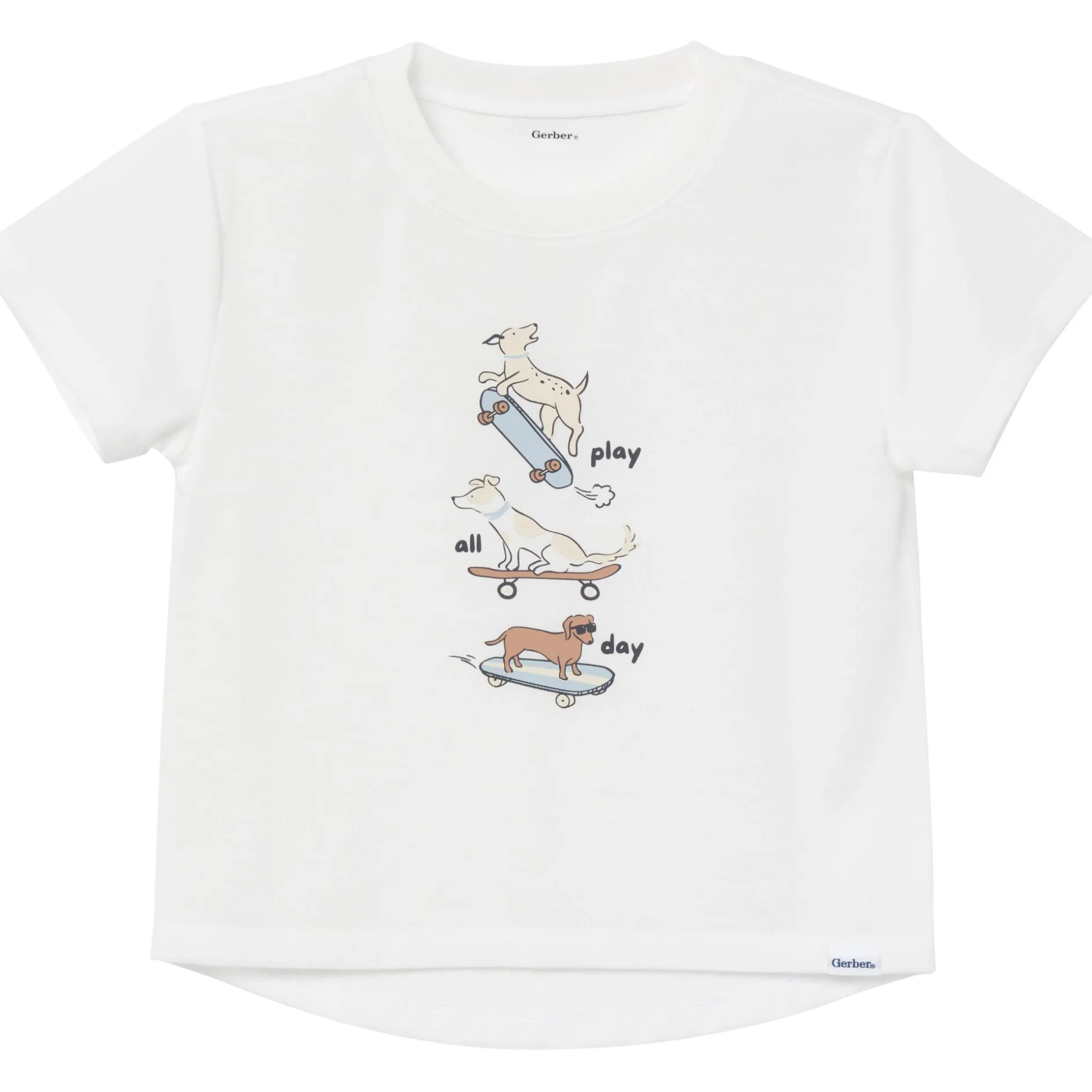 2-Piece Toddler Boys Dog Pajama Shorts Set