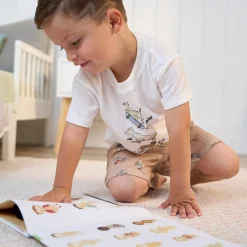 2-Piece Toddler Boys Dog Pajama Shorts Set