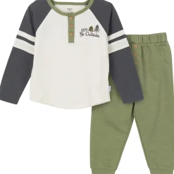 2-Piece Toddler Boys Let's Go Outside Top & Joggers Set