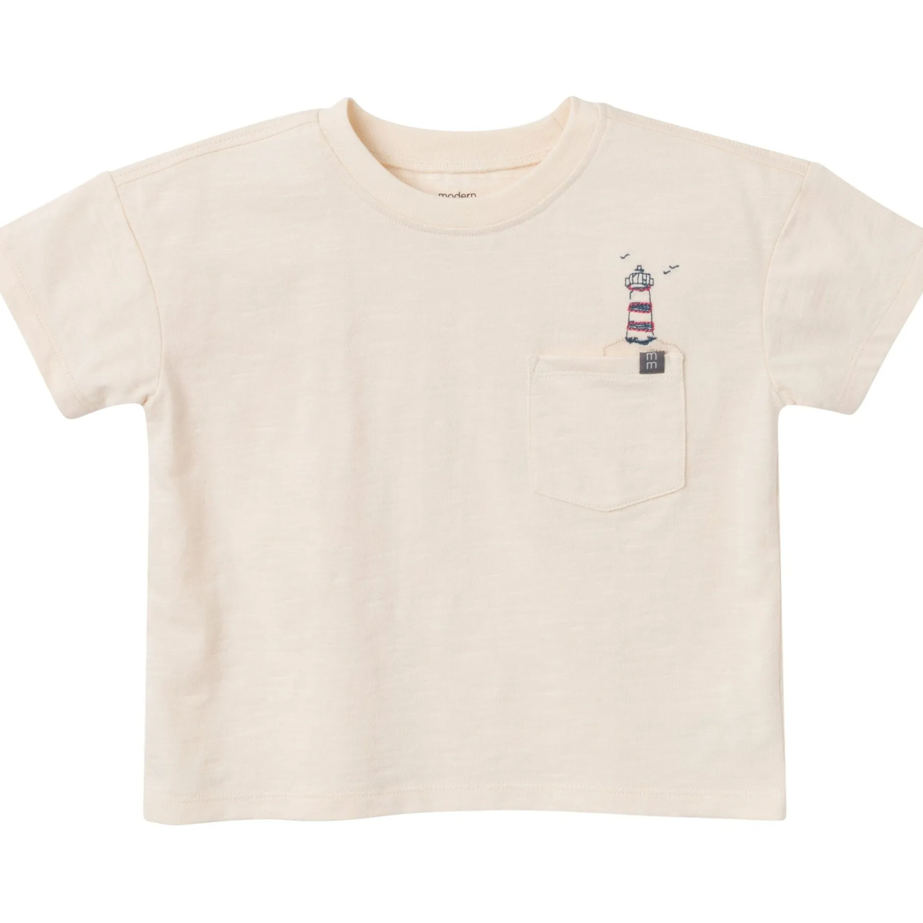 2-Piece Toddler Boys Lighthouse Top and Cargo Shorts Set