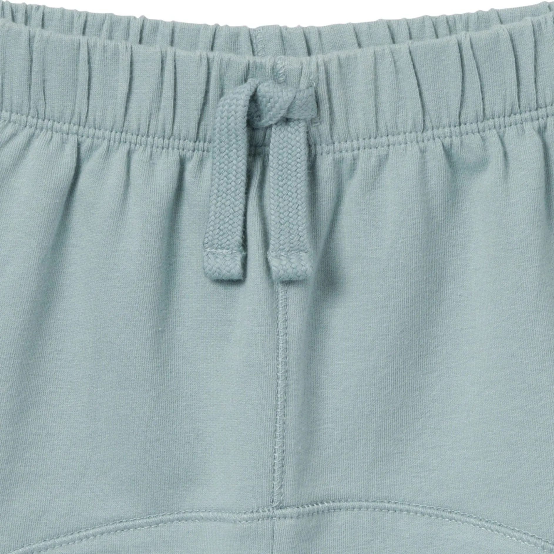 2-Piece Toddler Boys Medium Teal Henley Shirt and Shorts Set
