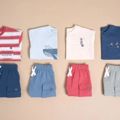 2-Piece Toddler Boys Surfers Top and Cargo Shorts Set