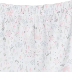 2-Piece Toddler Girls Bunny Peplum Pajama Set