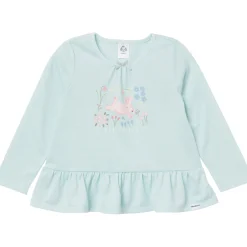 2-Piece Toddler Girls Bunny Peplum Pajama Set