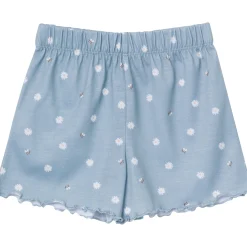 3-Piece Toddler Girls Daisies T-Shirt, Shorts & Pants Pajama Set