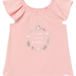 3-Piece Toddler Girls Gardening T-Shirt, Shorts & Pants Pajama Set