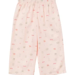 3-Piece Toddler Girls Gardening T-Shirt, Shorts & Pants Pajama Set