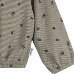 2-Piece Toddler Girls Green Floral Top and Legging Set