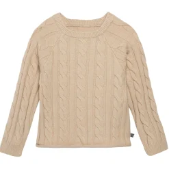 2-Piece Toddler Girls Oatmeal Viscose Sweater Set
