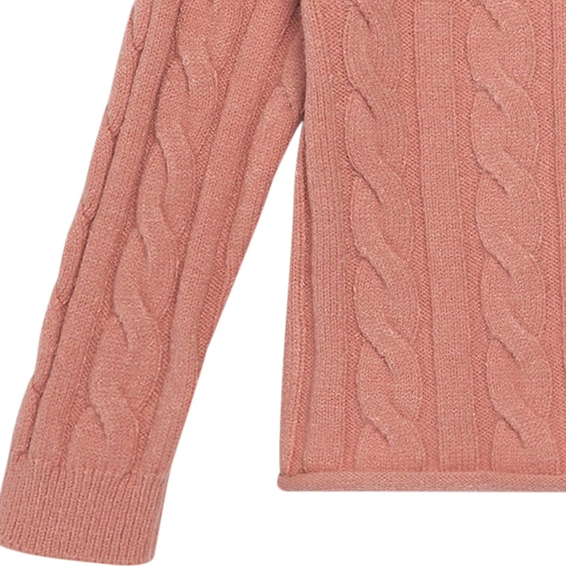 2-Piece Toddler Girls Peach Viscose Sweater Set