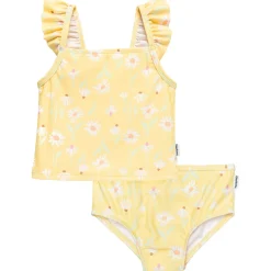 2-Piece Toddler Girls UPF 50+ Daisies Swimsuit Set