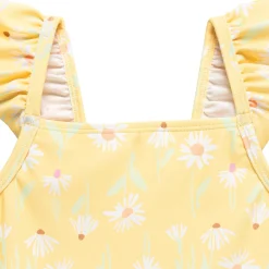 2-Piece Toddler Girls UPF 50+ Daisies Swimsuit Set
