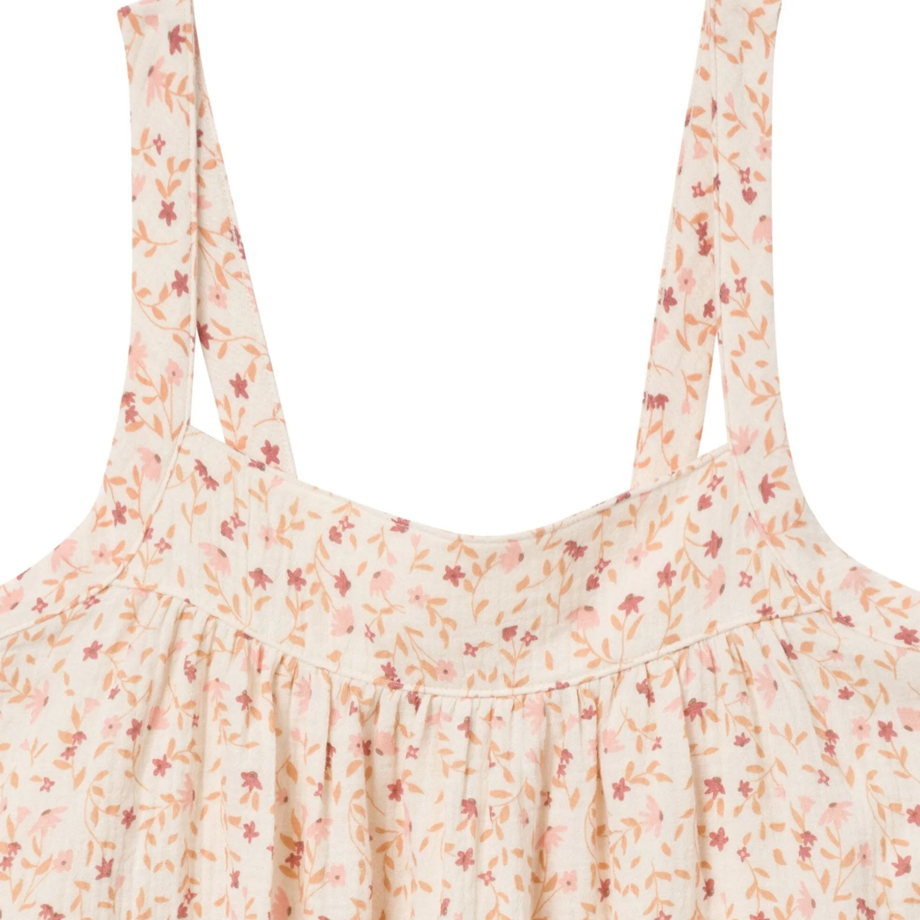2-Piece Womens Beige Vine Floral Cropped Pants Set