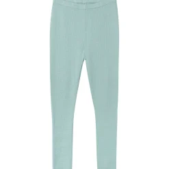 2-Piece Women's Medium Sky Hooded Waffle Top and Legging Viscose Set