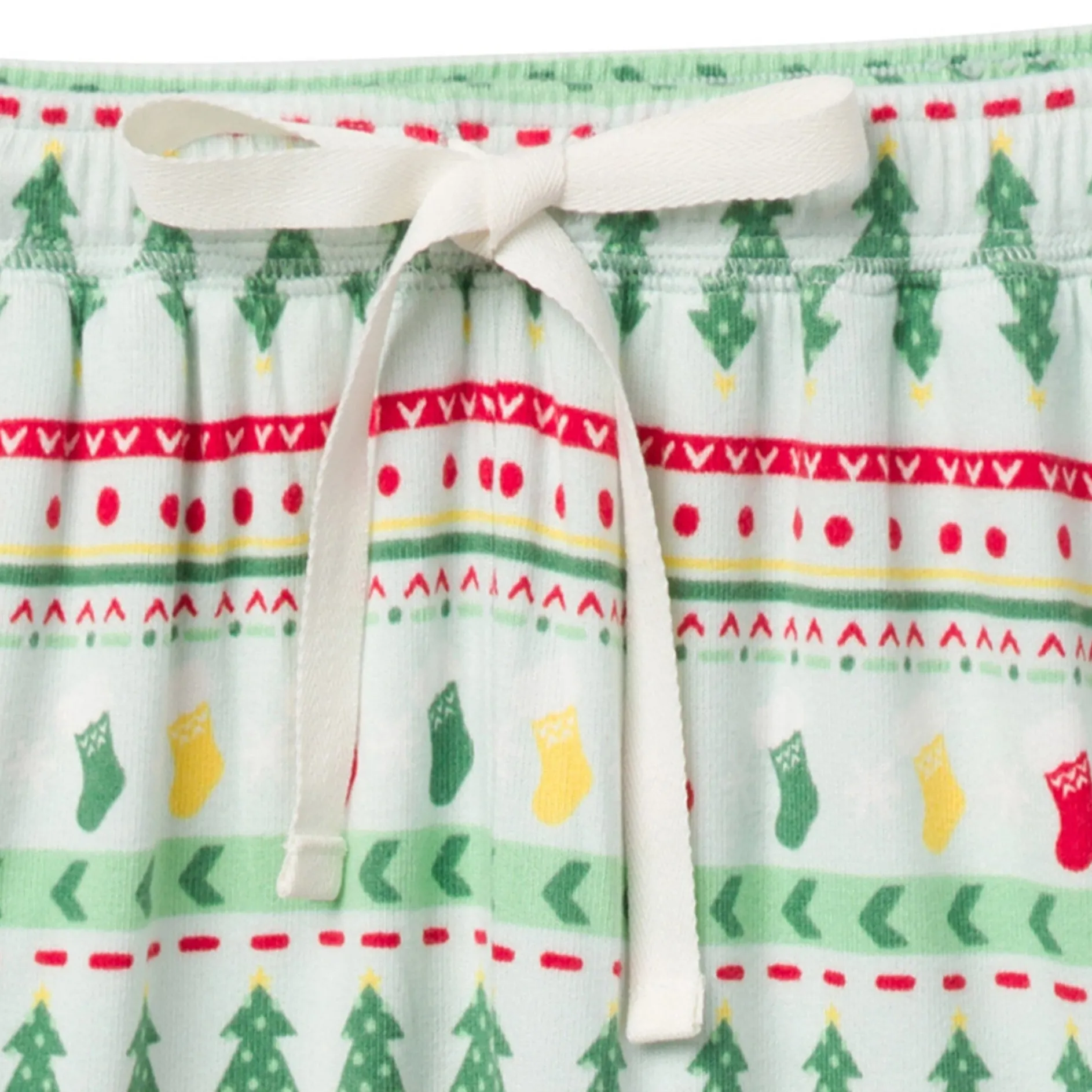 2-Piece Women's Oh What Fun Fair Isle Hacci Pajama Set