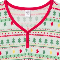 2-Piece Women's Oh What Fun Fair Isle Hacci Pajama Set