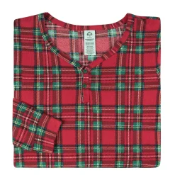2-Piece Women's Stewart Plaid Hacci Pajama Set