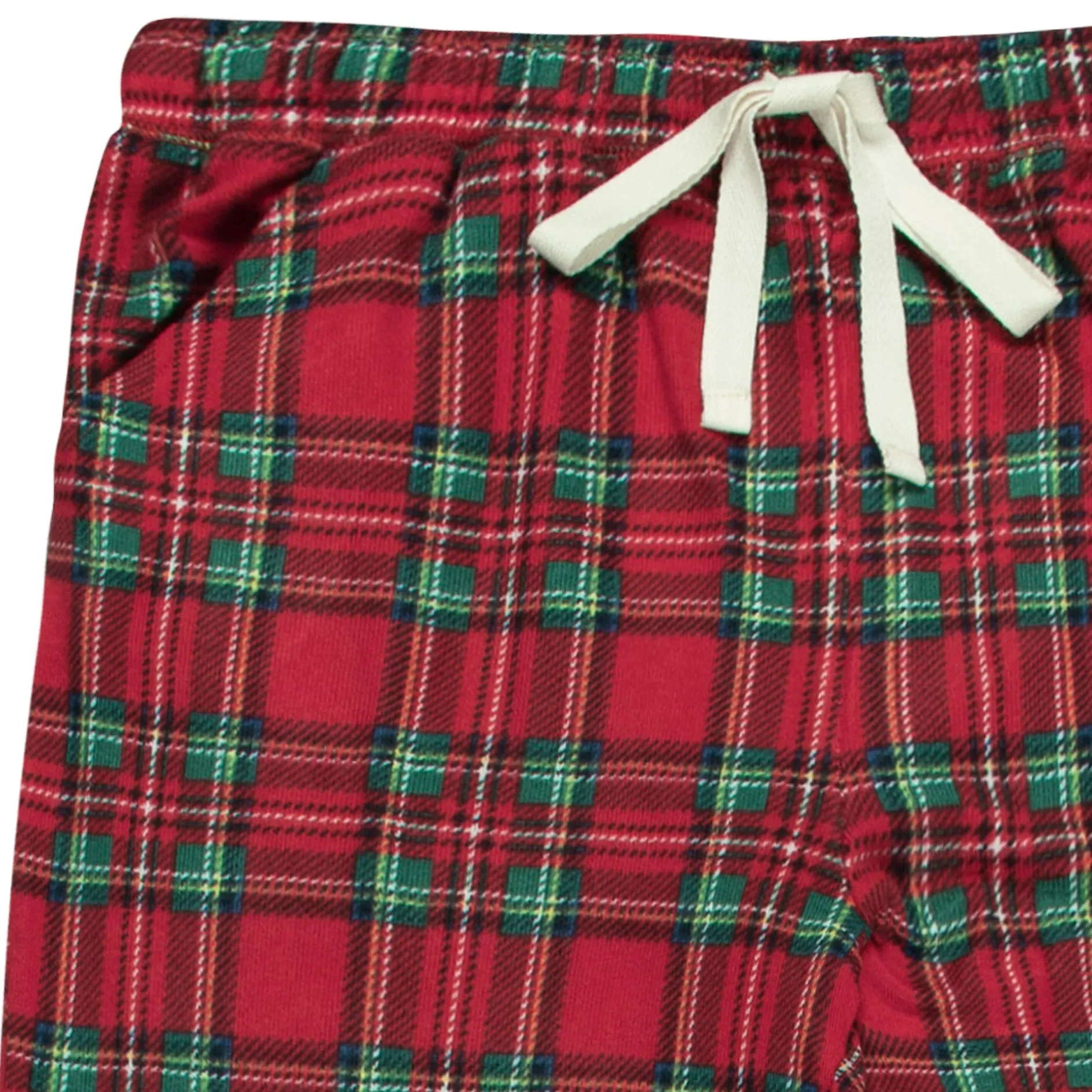 2-Piece Women's Stewart Plaid Hacci Pajama Set