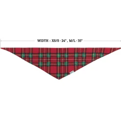 Stewart Plaid Hacci Pet Bandana