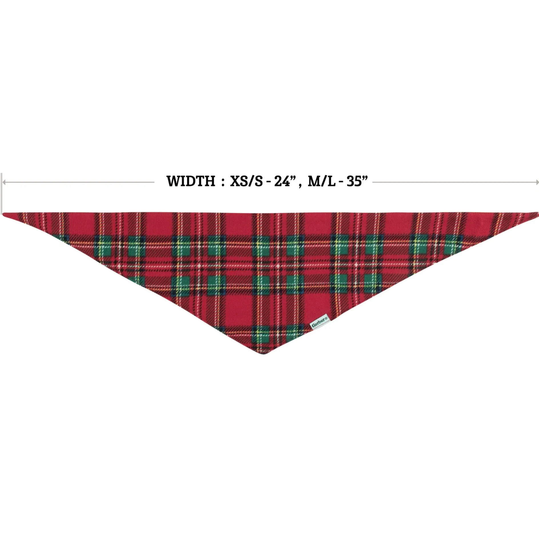 Stewart Plaid Hacci Pet Bandana