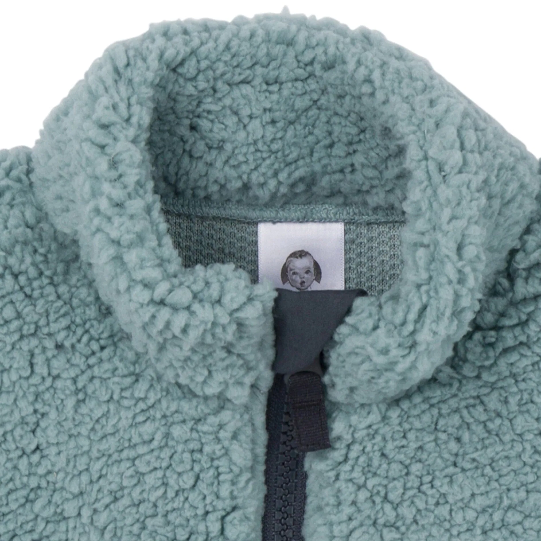 Toddler Boys Blue Sherpa Jacket