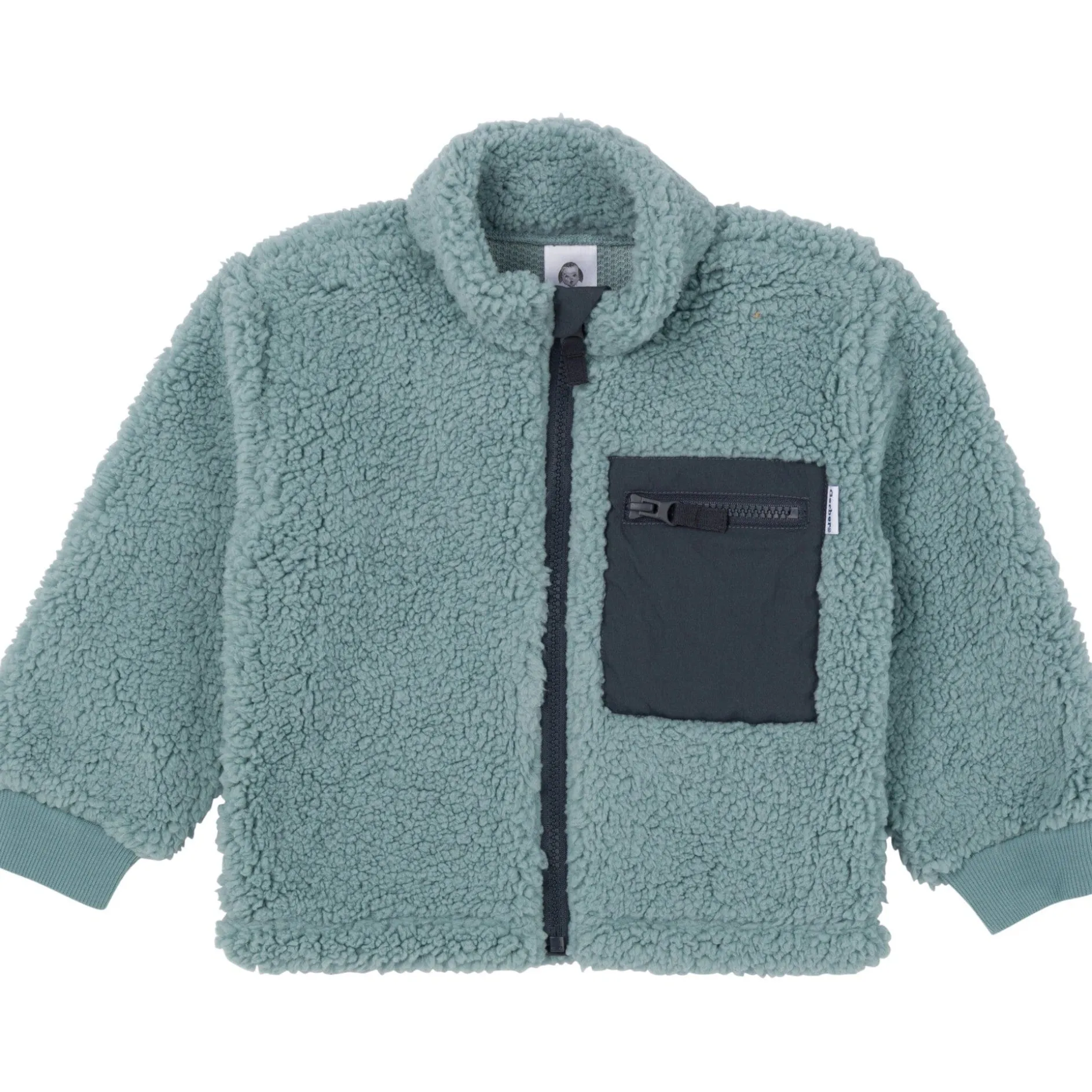 Toddler Boys Blue Sherpa Jacket