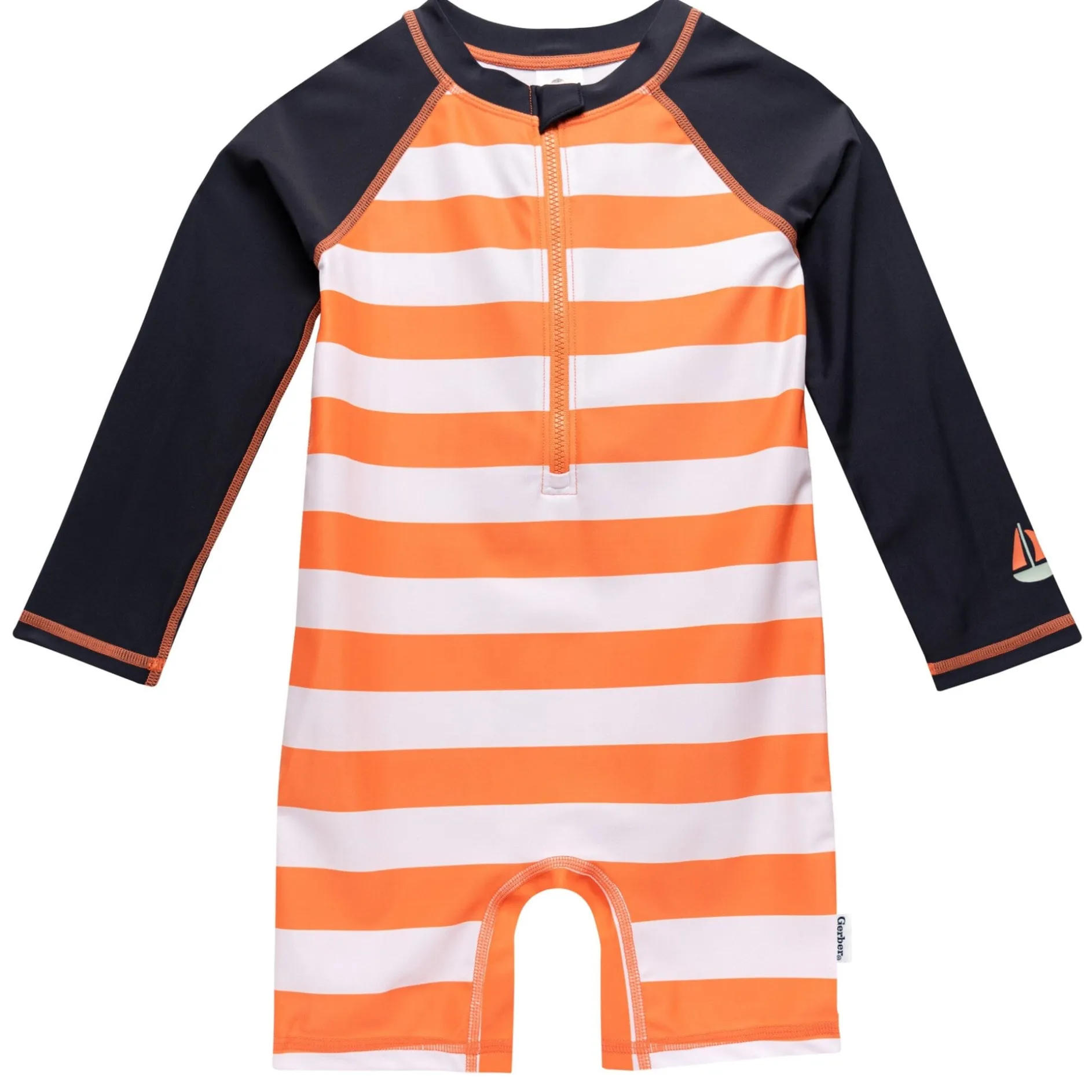Toddler Boys UPF 50+ Stripe Rash Guard