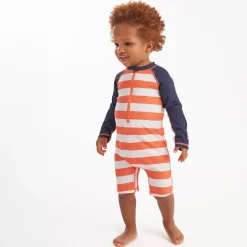 Toddler Boys UPF 50+ Stripe Rash Guard