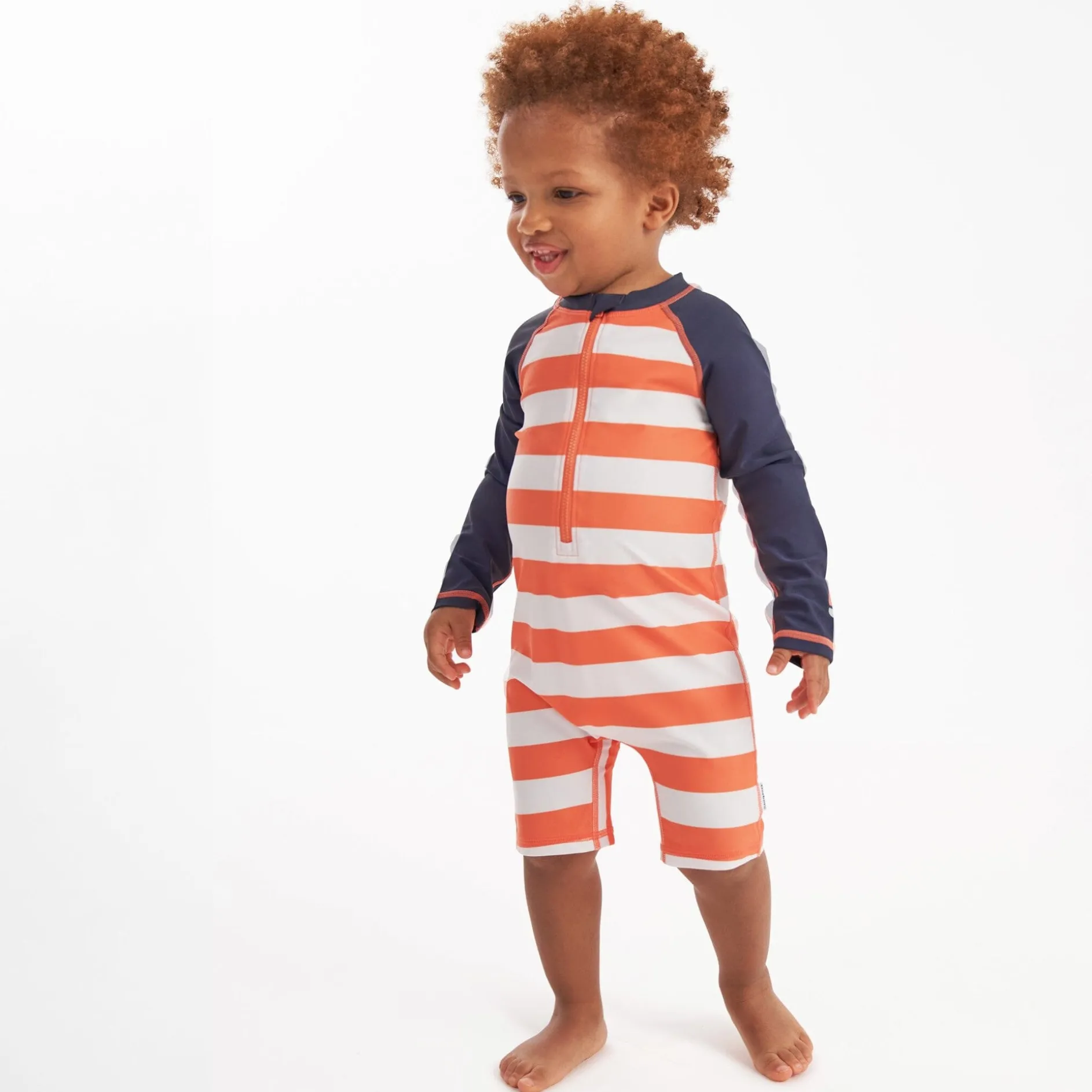 Toddler Boys UPF 50+ Stripe Rash Guard