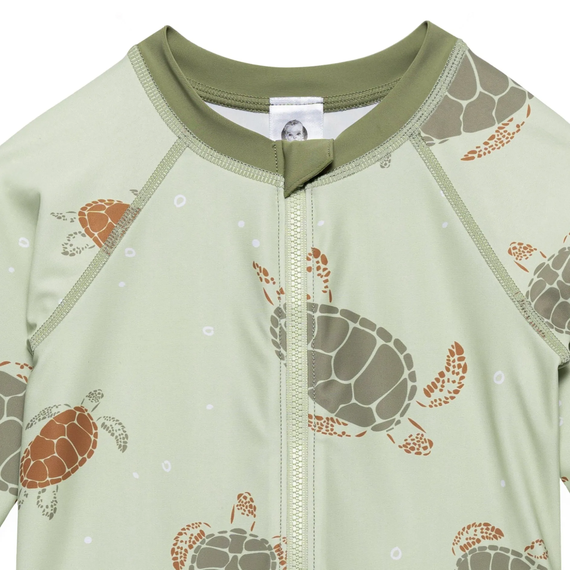 Toddler Boys UPF 50+ Turtle Rash Guard