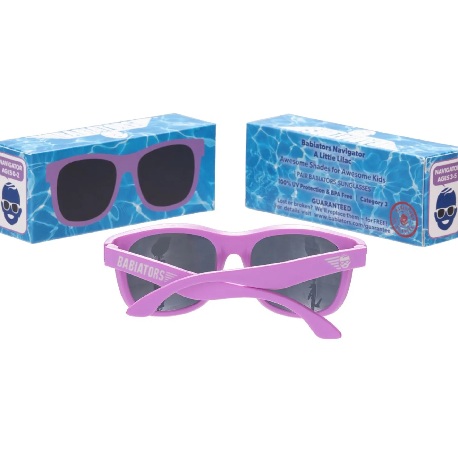 Toddler Girl A Little Lilac Navigator Sunglasses