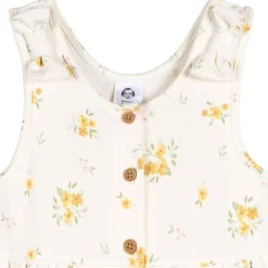 Toddler Girls Bouquets Hacci Romper