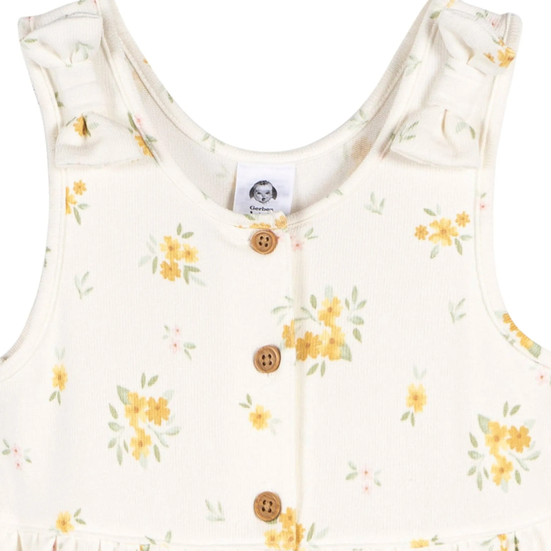Toddler Girls Bouquets Hacci Romper