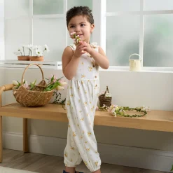 Toddler Girls Bouquets Hacci Romper