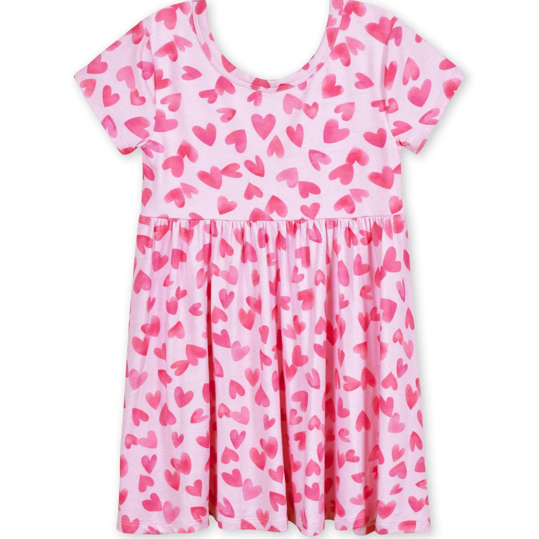 Toddler Girls Heartfelt Buttery Soft Viscose Made from Eucalyptus Twirl Dress