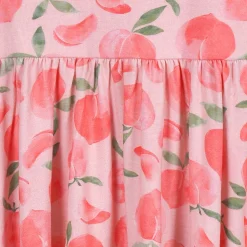 Toddler Girls Just Peachy Buttery Soft Viscose Made from Eucalyptus Twirl Dress