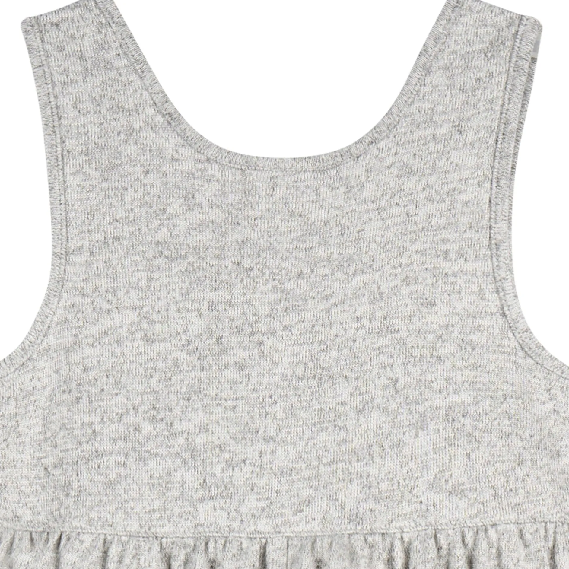 Toddler Girls Light Grey Heather Hacci Romper