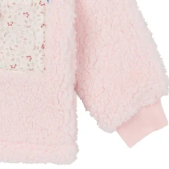 Toddler Girls Pink Sherpa Jacket