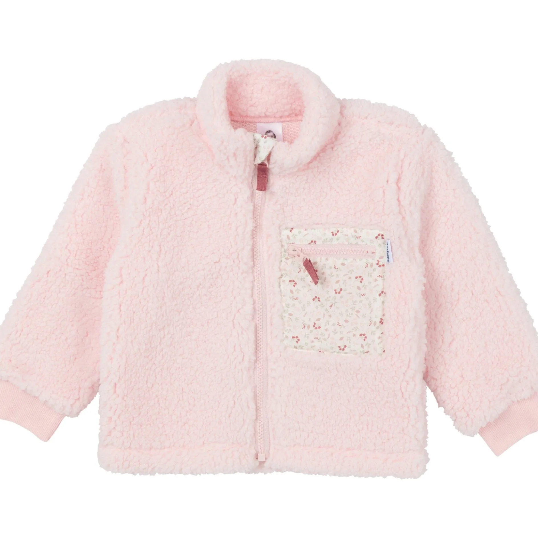 Toddler Girls Pink Sherpa Jacket
