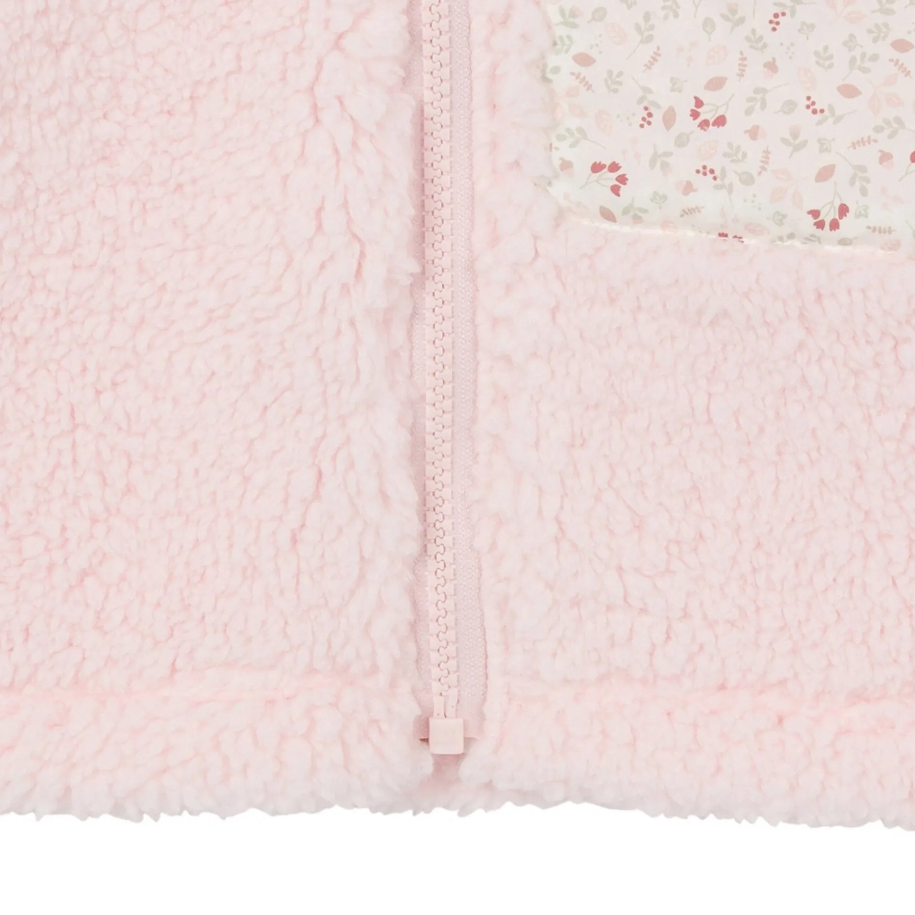 Toddler Girls Pink Sherpa Jacket