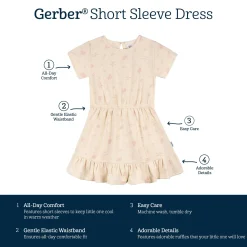 Toddler Girls Seashells Dress, 2T