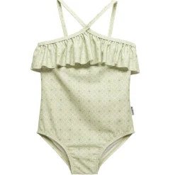 Toddler Girls UPF 50+ Eyelet Floral Print One-Piece Swimsuit