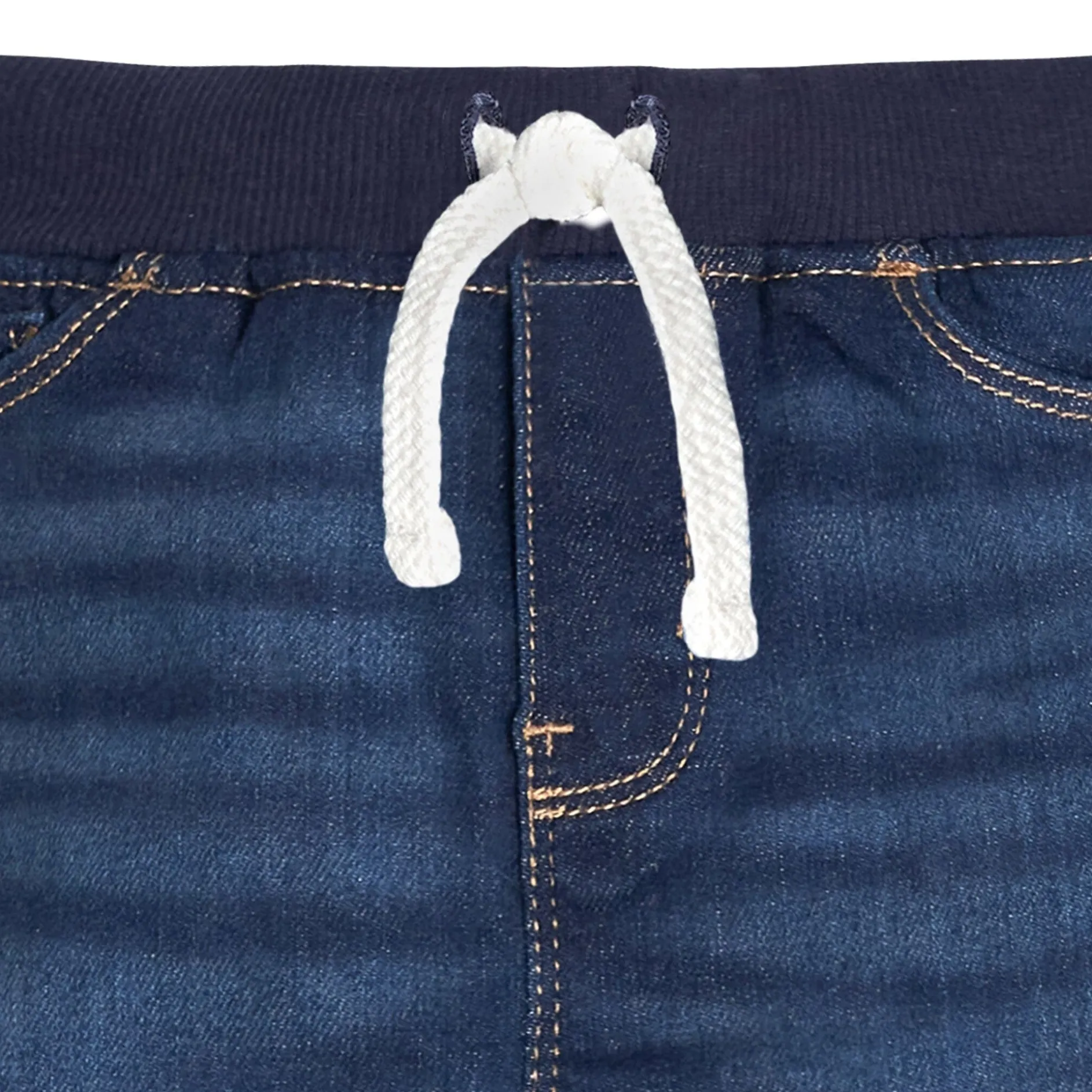 Toddler Neutral Dark Blue Skinny Denim Jeans