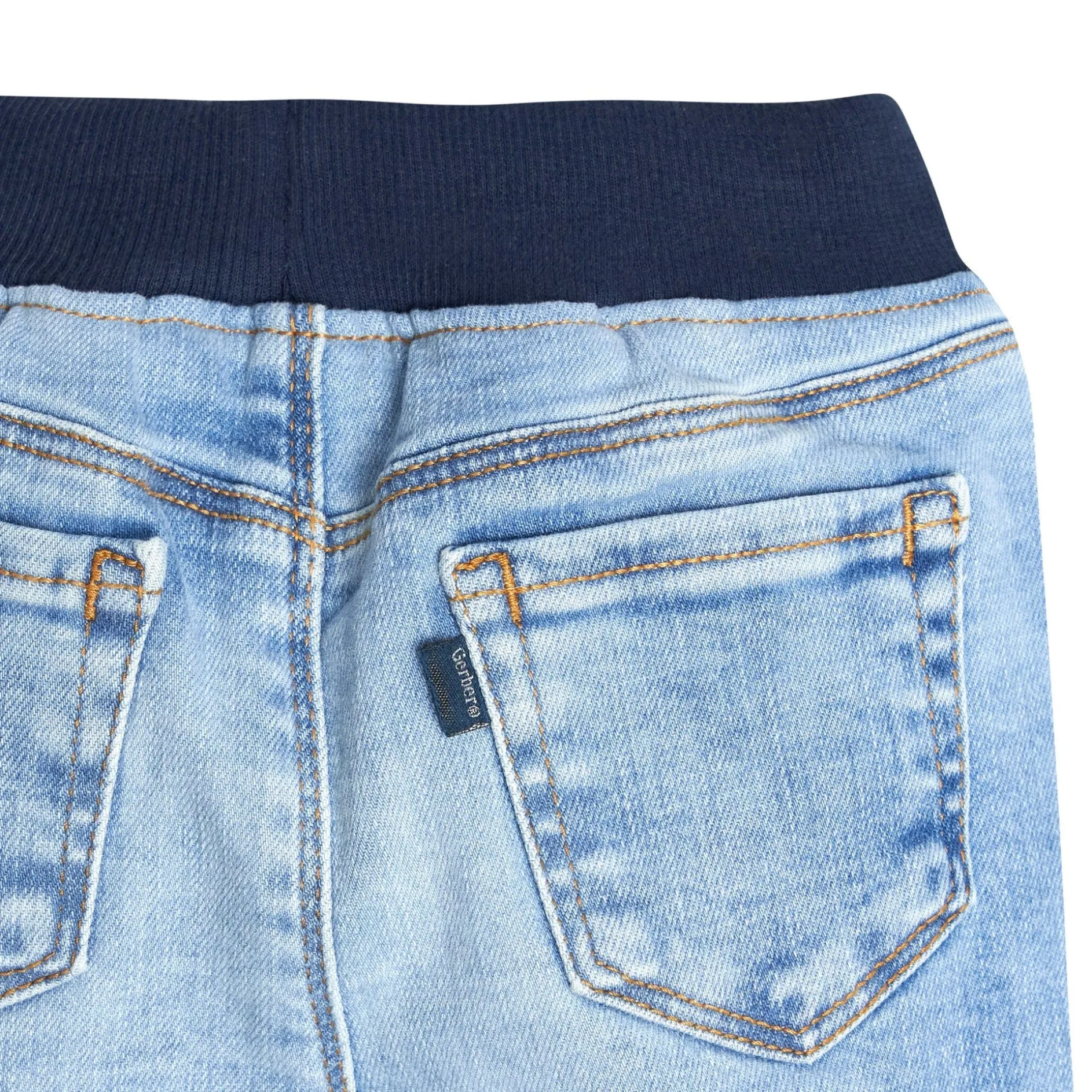Toddler Neutral Light Blue Skinny Denim Jeans