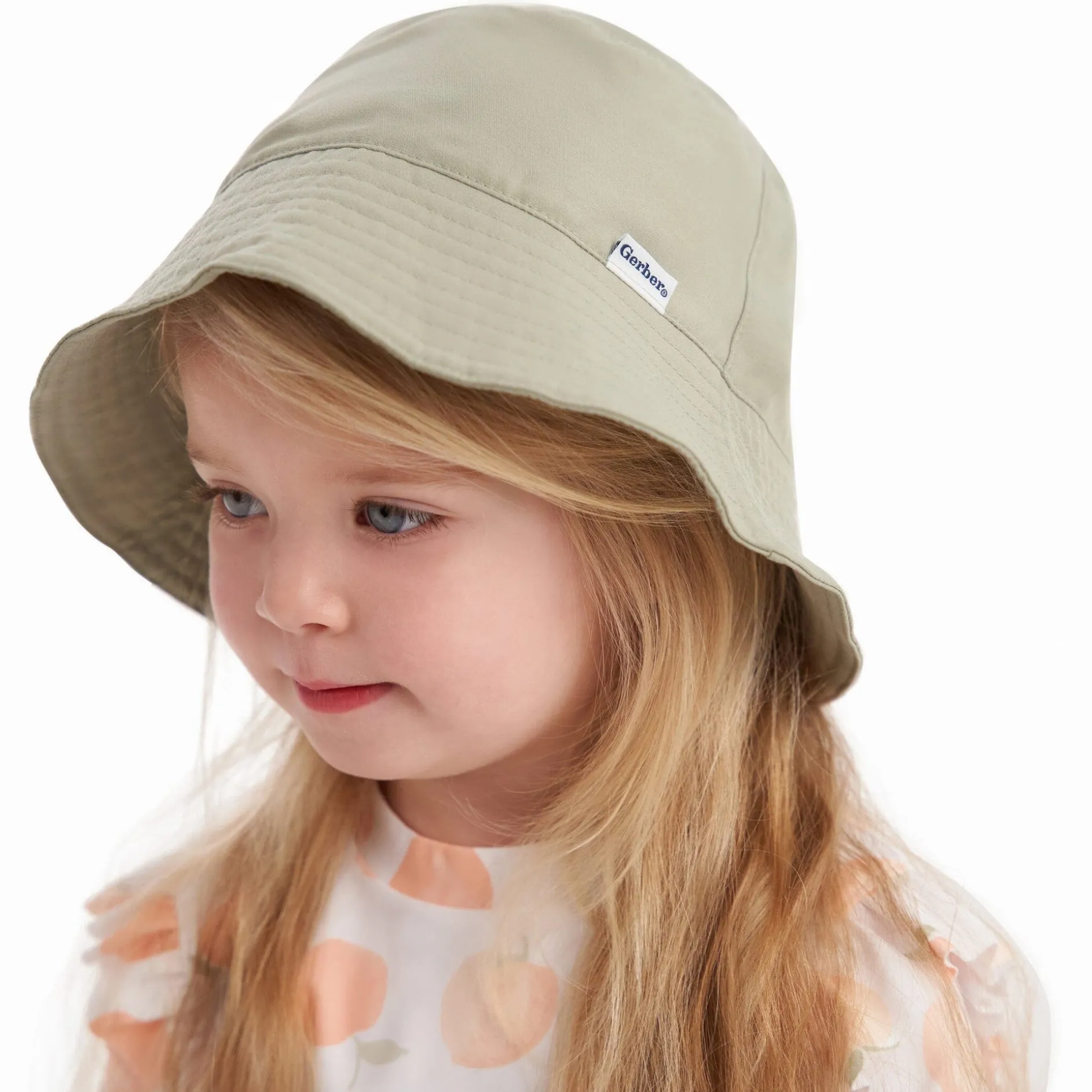 Toddler Neutral UPF 50+ Olive Sun Hat