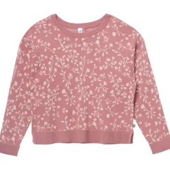 Womens Dark Rose Branches Sweater