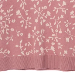 Womens Dark Rose Branches Sweater