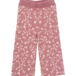 Womens Dark Rose Branches Sweater Knit Pants