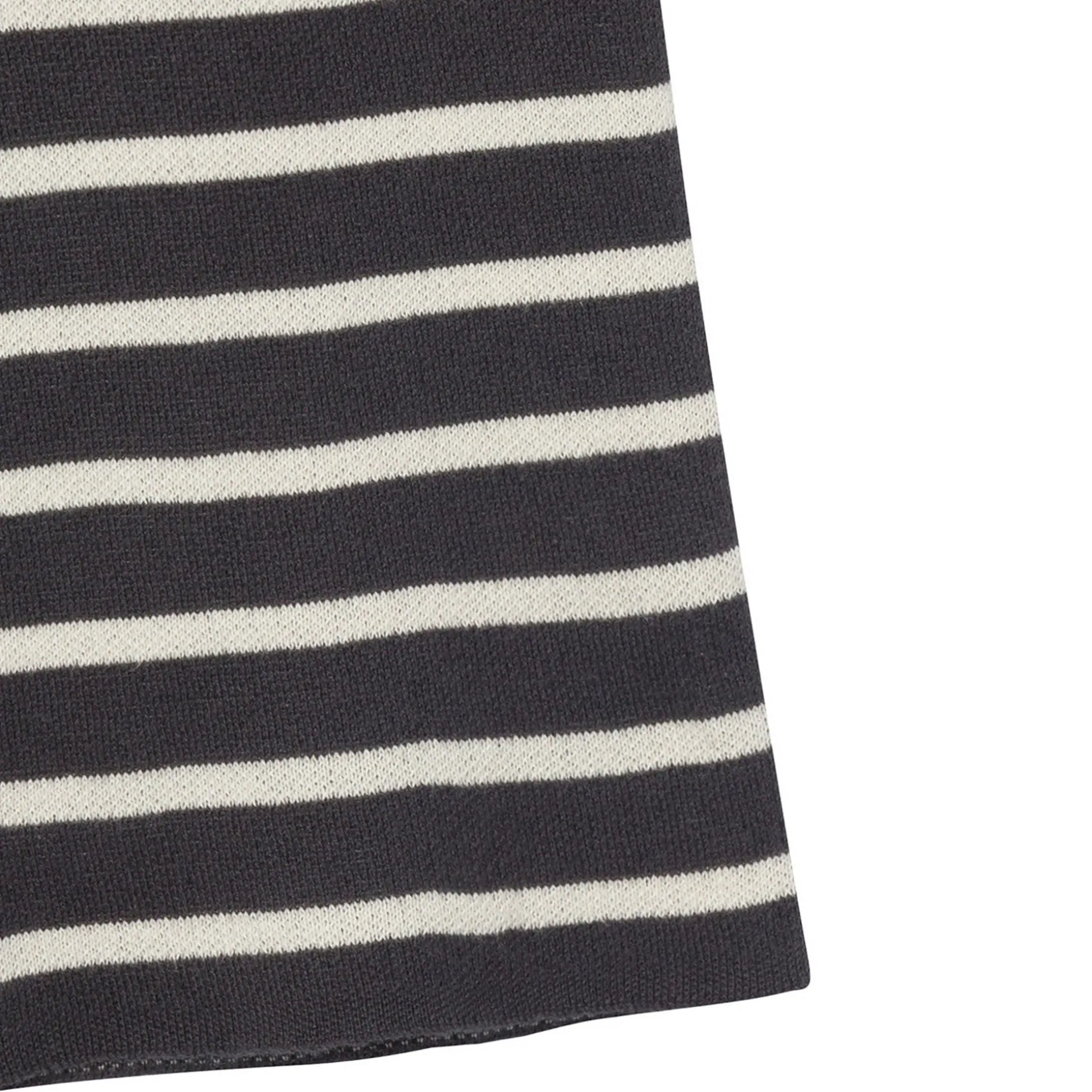 Womens Ivory Stripe Sweater Knit Pants